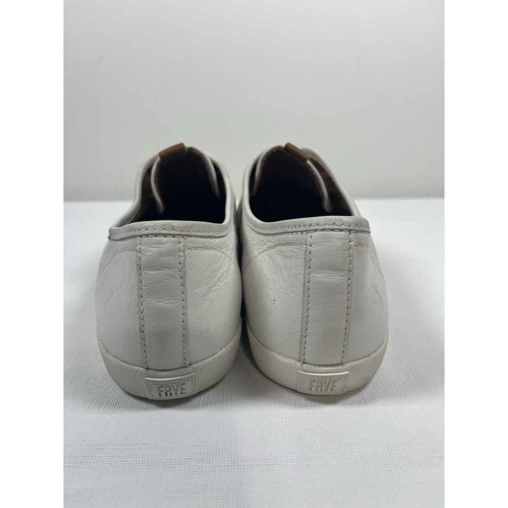 Frye Womens Maya CVO Slip On Sneakers White Leather Shoes 9M Casual Classic Fest - Picture 4 of 16